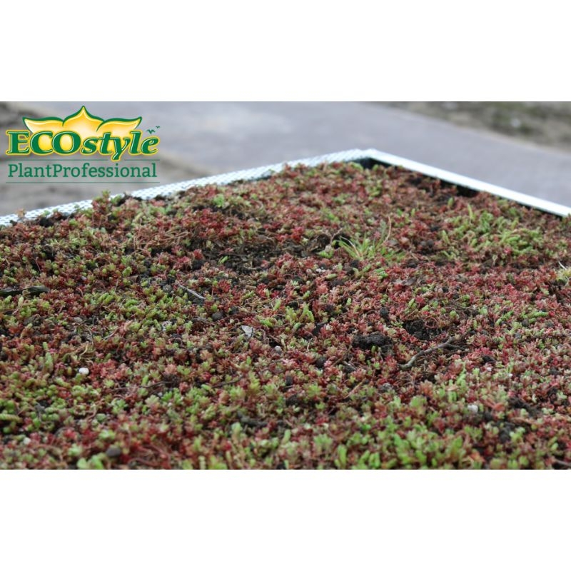 Groene zak Ecostyle Myco-Sedum meststof van 10 kg, specifiek voor groendaken en sedumdaken.