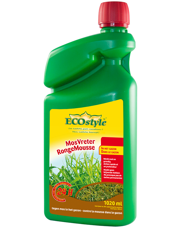 Ecostyle MosVreter Mos bestrijden in het gazon 1020ml 