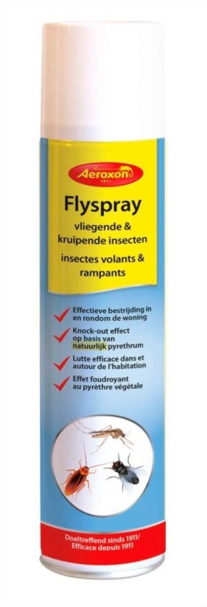 Insecten in huis bestrijden met Flyspray 400 ml