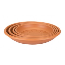Elho Schotel rond 25cm terra 