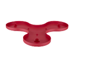 Elho Corsica Verticaal Tuinieren Schotel Medium Cranberry Red 