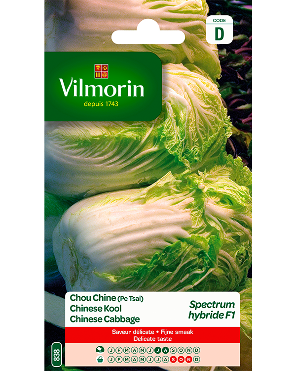 Vilmorin Chinese Kool zaden Spectrum F1 0,8g