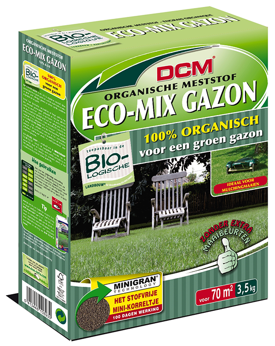 DCM Gazonmeststof Eco-Mix Gazon 70m²