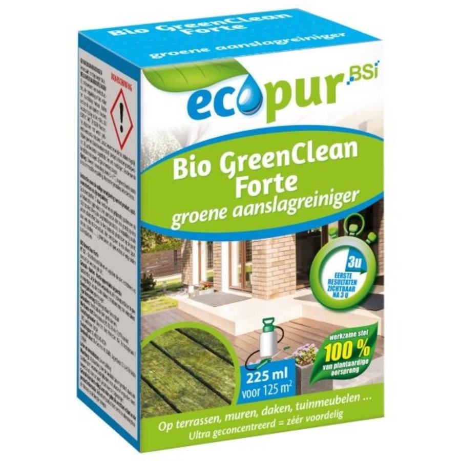Ecologisch groene aanslag verwijderen - GreenClean Forte 125m²