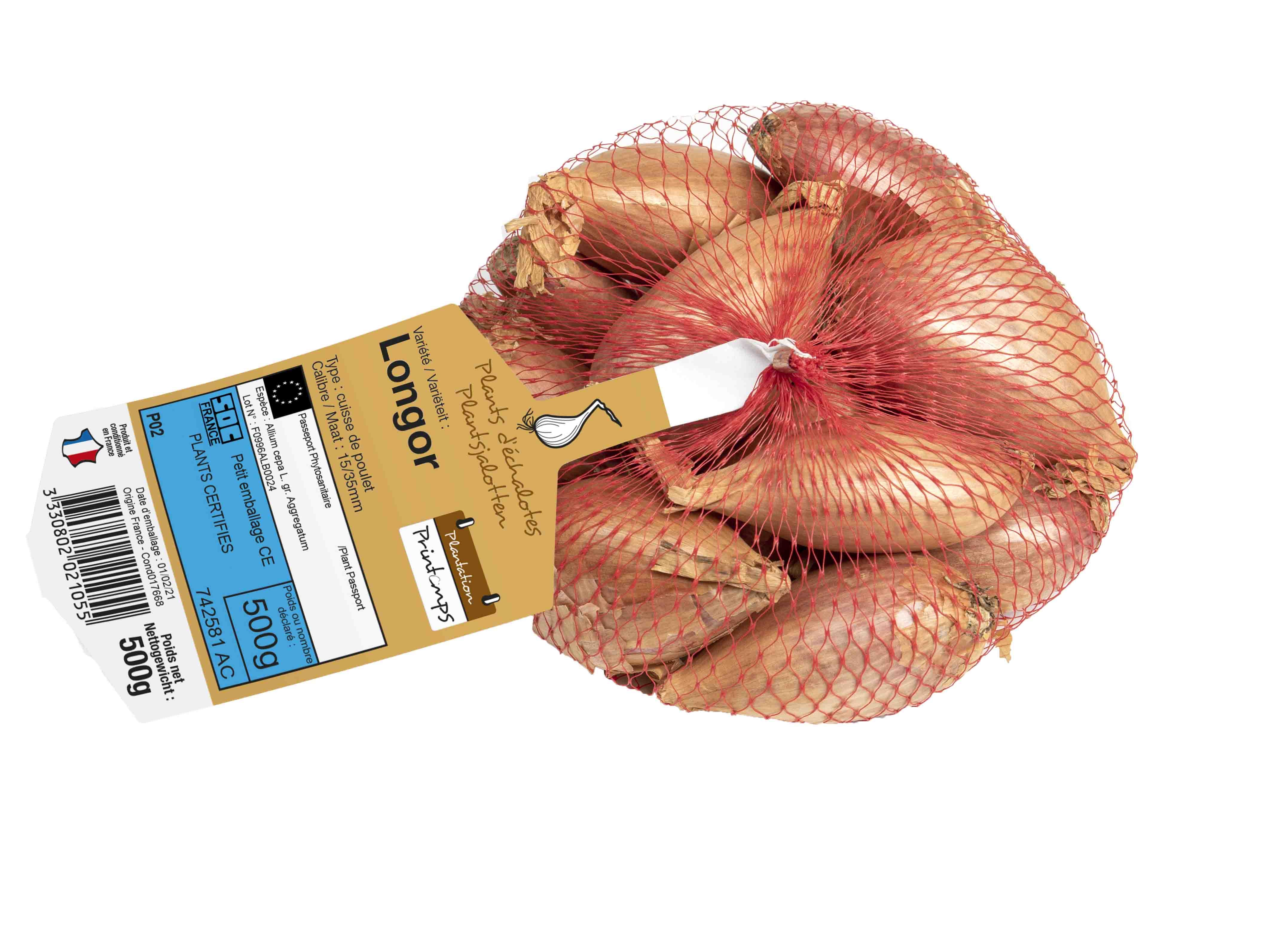 Sjalot Longor 500g