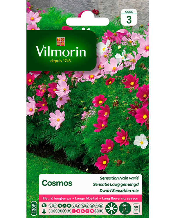 Vilmorin Bloemzaden Cosmos sensatie Laag 1,5g