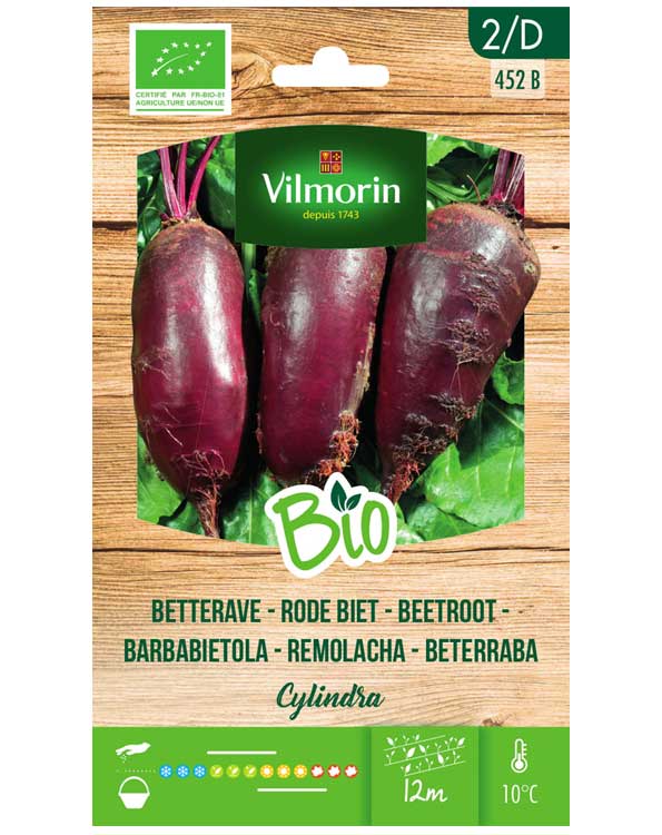 Bio groenten zaden Rode bieten Cylindra 5g