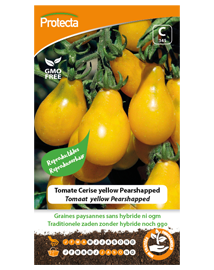 Tomaat  yellow Pearshapped