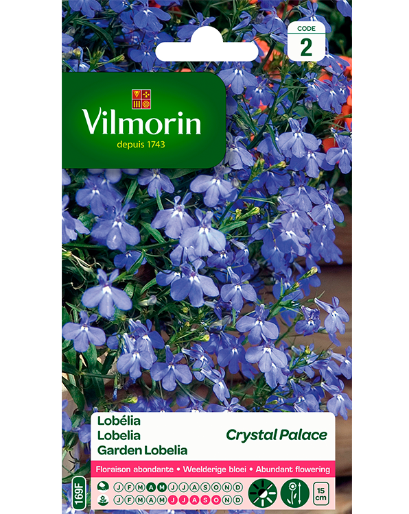 Bloemzaden Lobelia Crystal Palace 0,3g