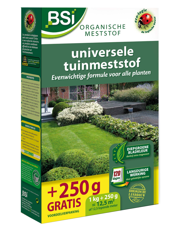Universele meststof voor tuin BIO 1000+250g