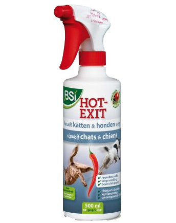 BSI Hot Exit spray om katten te weren uit tuin 500ml
