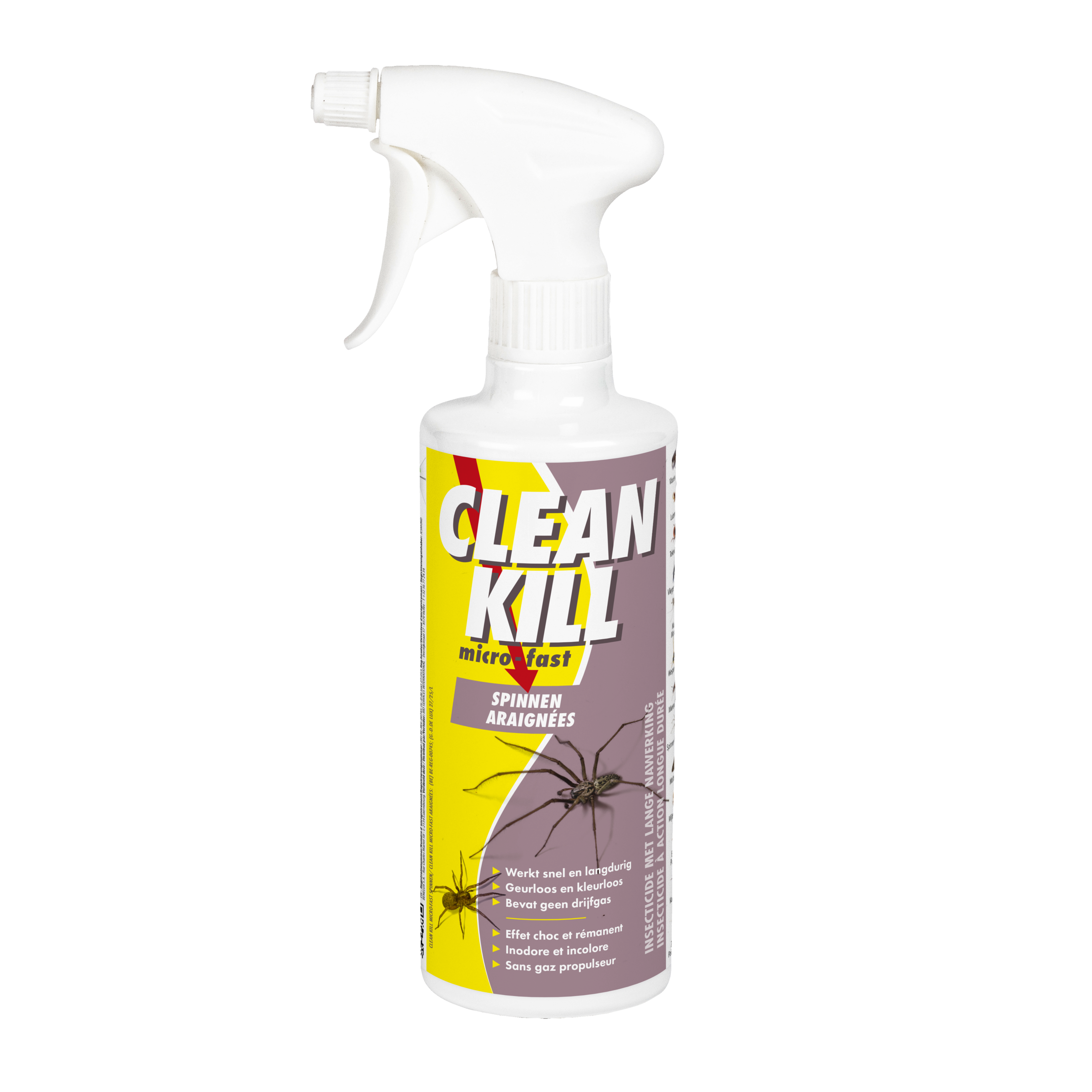 Spray tegen spinnen en insecten 500ml | BSI Clean Kill (voorheen Bio Kill) Spin