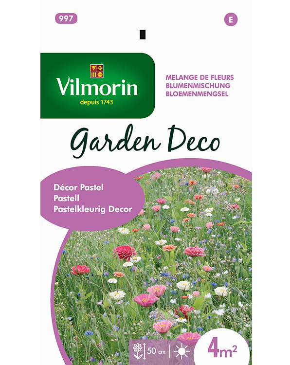 Bloemenmengsel zaden Bloemen met pastelkleuren 8g