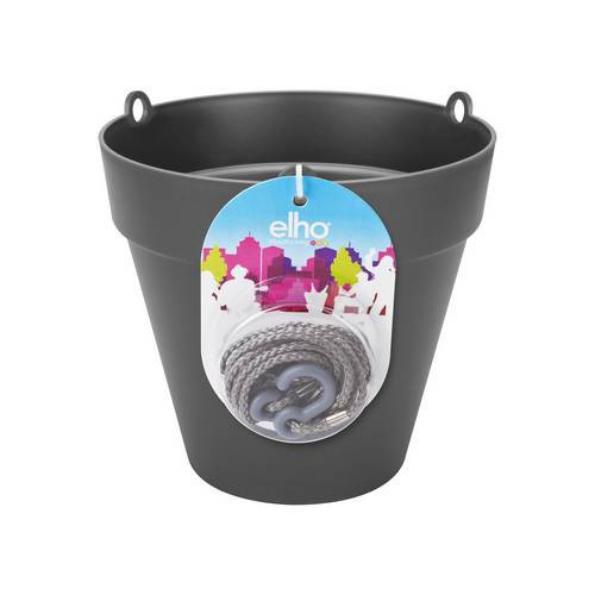 Elho Loft Urban Hangschaal 20cm Antraciet