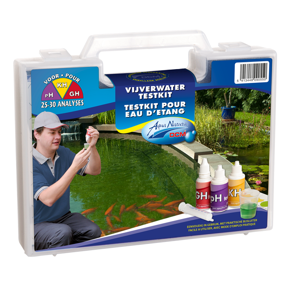 DCM Testkit voor vijverwater ph, kh en gh-waarde