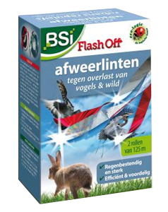 BSI Flash Off afweerlint tegen vogels en wild 2 x 125m