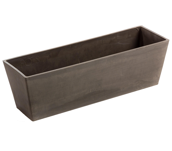 Ecopot's Bruges Bloembak voor buiten Taupe 55x17cm