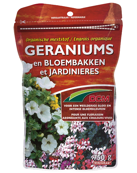 DCM Meststof Geraniums & Bloembakken 750g
