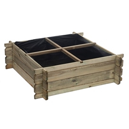 Vierkante moestuinbak Remy
