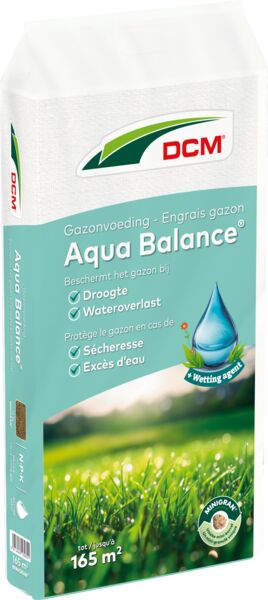 DCM gazonmest Aqua-Balance® 10 kg voor 165 m² | Nieuw 2026