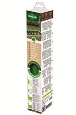 Rol groene biologisch afbreekbare mulchfolie in een kartonnen verpakking, speciaal voor het kweken van sla.