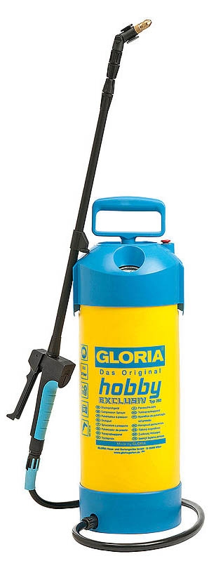 Gloria drukspuit Hobby Exclusiv 5 L mét uitschuifbare lans