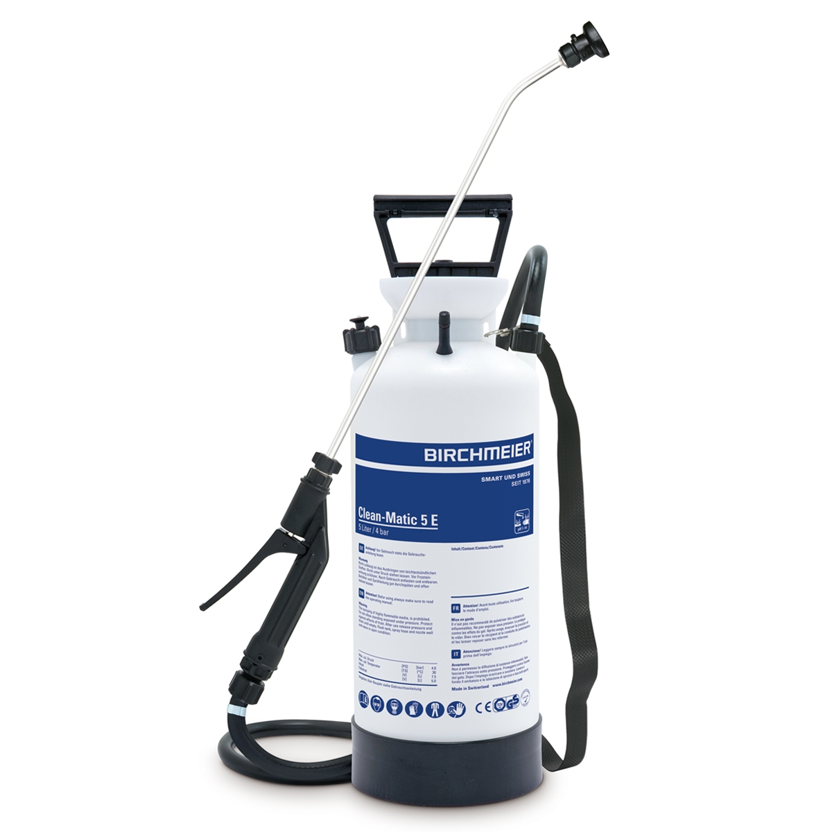 Birchmeier druksproeier met Fanjet dop