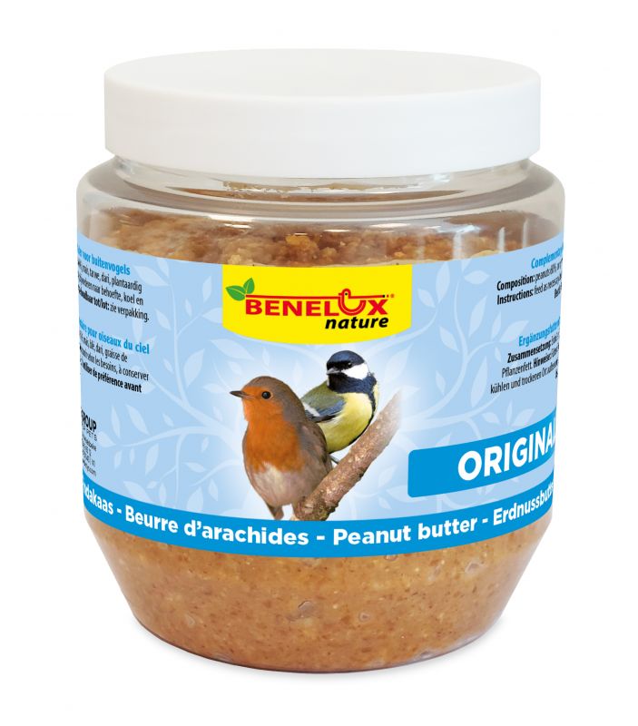 Vogelpindakaas 350g Natuur | Energieboost in de winter