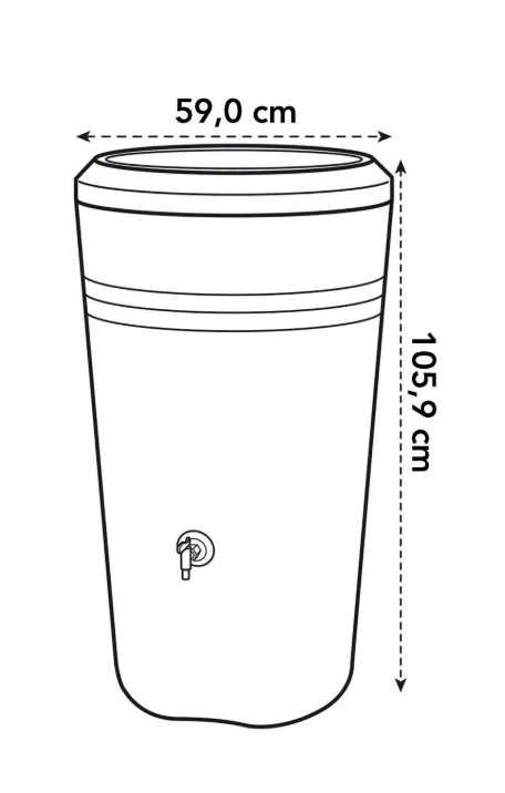 Elho Green Basics Regenton 200l