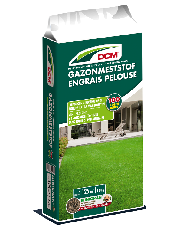 DCM Gazonmeststof voor een diepgroen gazon 125m²