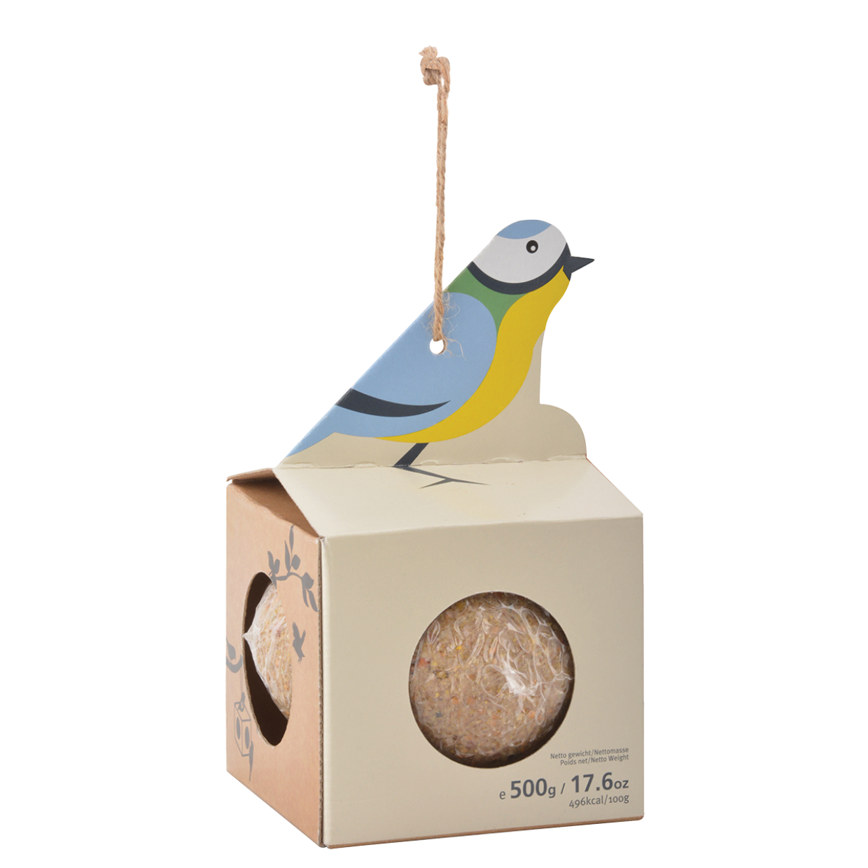 Vetbolhouder met reuzenvetbol 1 st