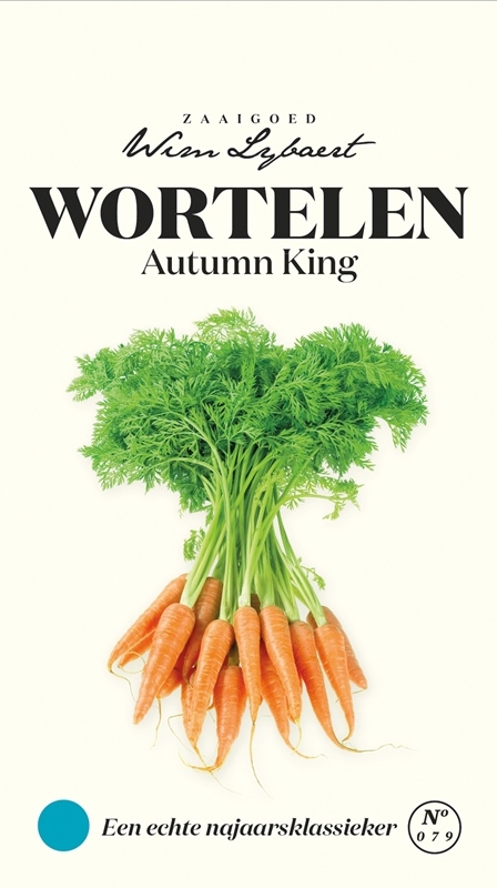 Wim Lybaert wortelzaden: Autumn King - Een echte najaarsklassieker voor heerlijke winterstoemp.