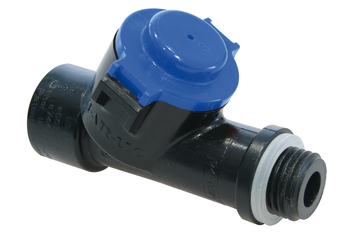 Birchmeier constante drukventiel 2 bar blauw