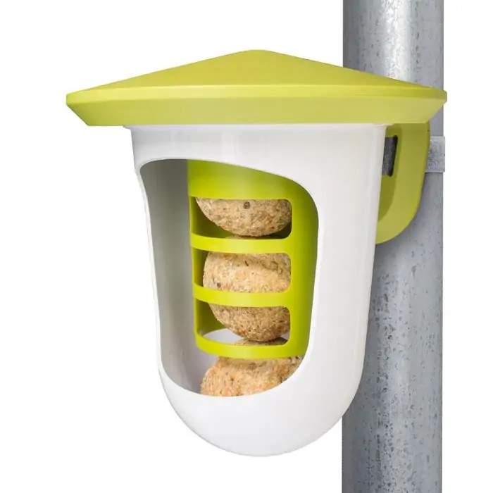 SingingFriend Multi-Feeder 2 in 1:  Voor mezenbollen, pinda's en noten