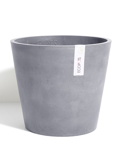 ECOPOTS Amsterdam Grote bloempot uit kunststof Bluestone 40x36cm