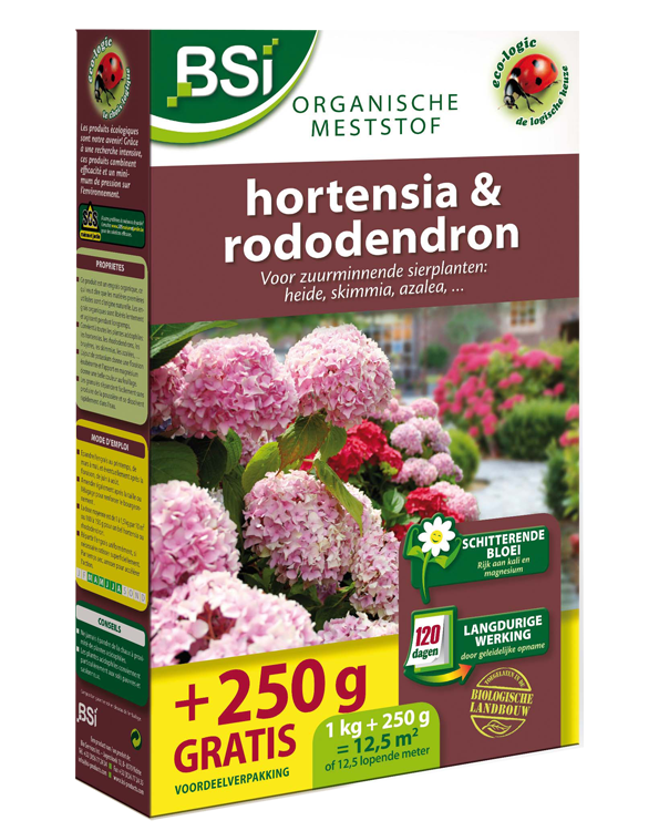 Meststof hortensia & rhododendron 1000+250g