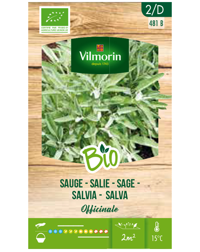 Salie zaden Officinale biologisch 1g