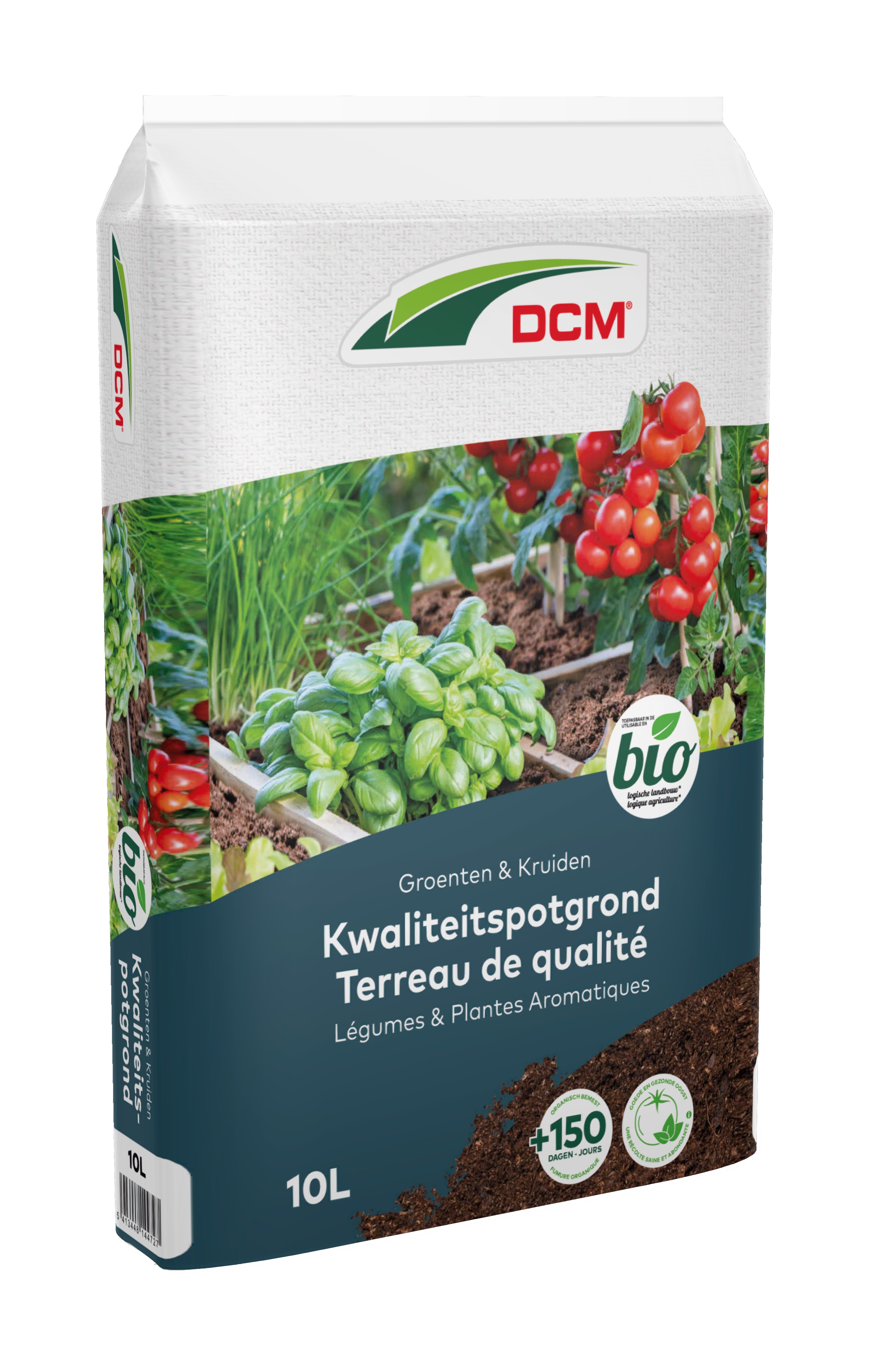 DCM Potgrond voor groenten en kruiden 10L