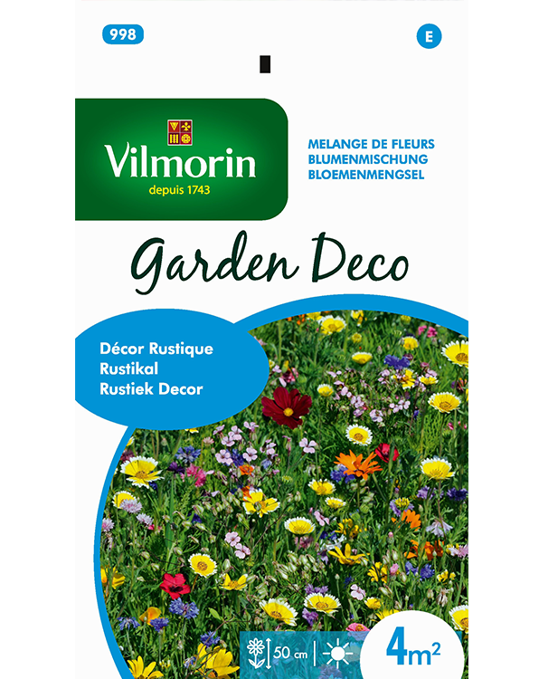 Bloemenmengsel zaden Rustiek Decor 8g