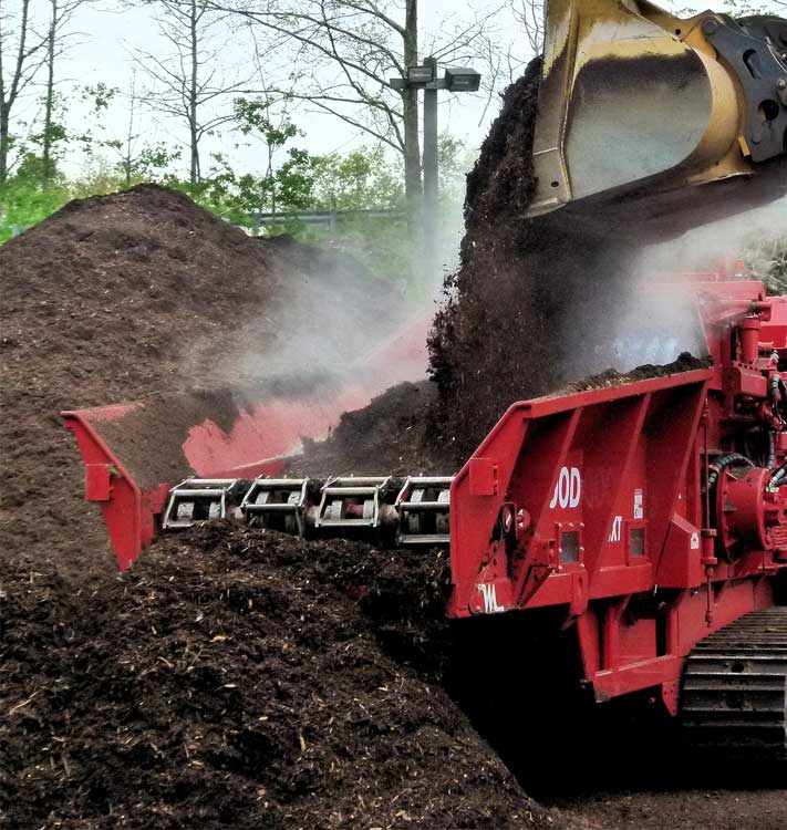 Groencompost voor tuin en moestuin per big-bag van 1 ENm³