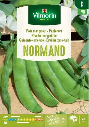 Vilmorin Zaden Halfhoge Peulerwt Normand 125g
