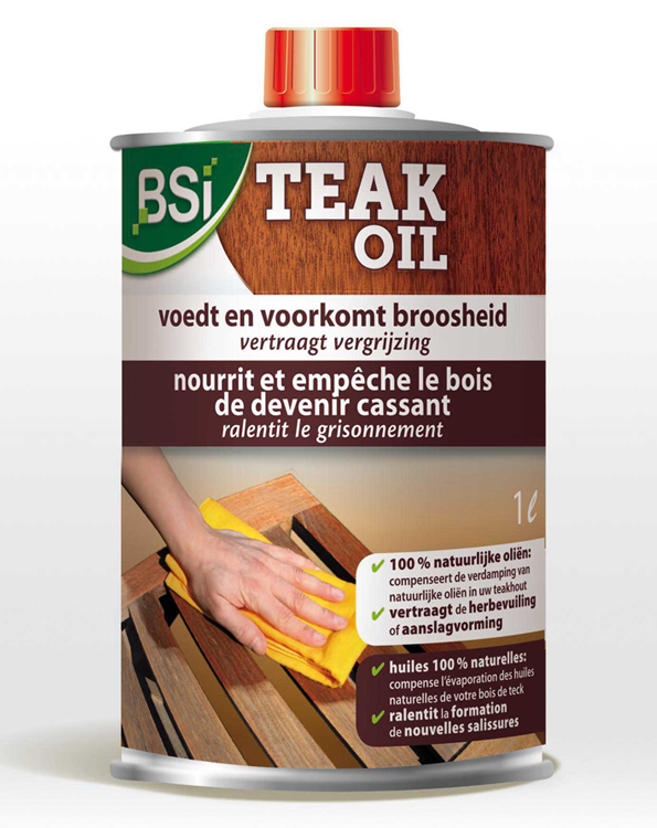 Teakolie voor tuinmeubelen 1L