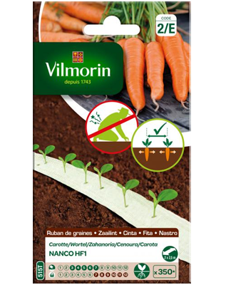 Vilmorin Zaailint Wortel Nanco HF1 