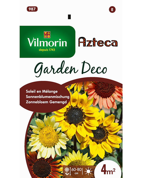 Bloemenmengsel zaden Zonnebloem gemengd 8g