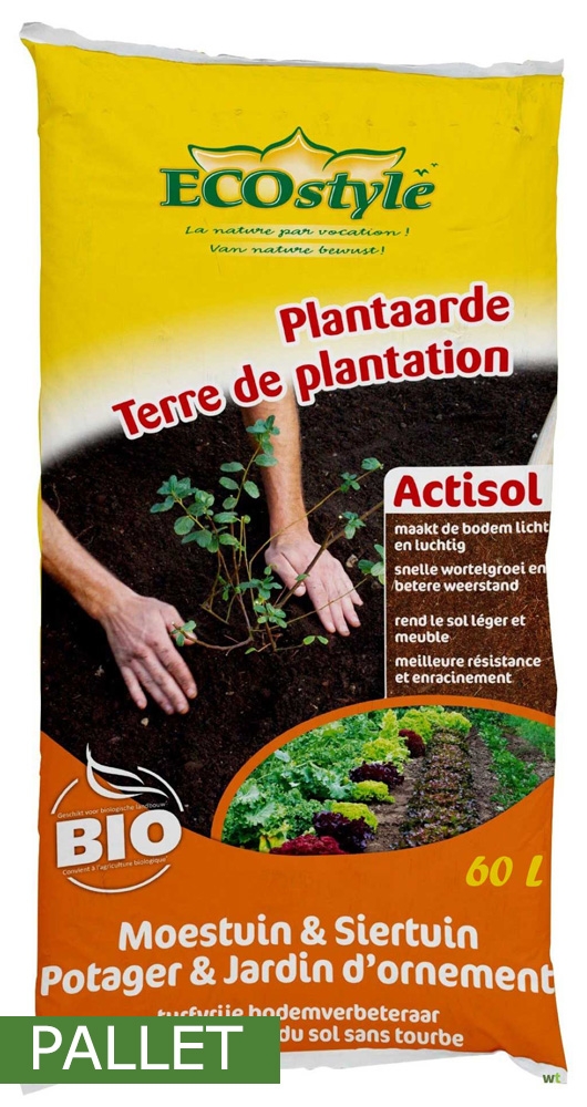 Pallet Terra Actif Bodemverbeteraar rijk aan kokosvezels 70L