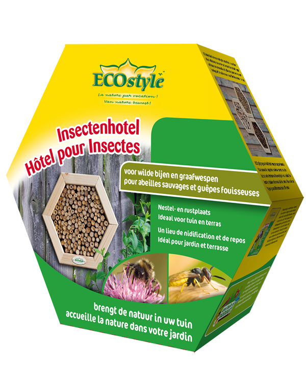 Ecostyle Insectenhotel wilde bijen & graafwespen