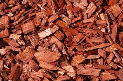 Houtchips als bodembedekker bruin per pallet  