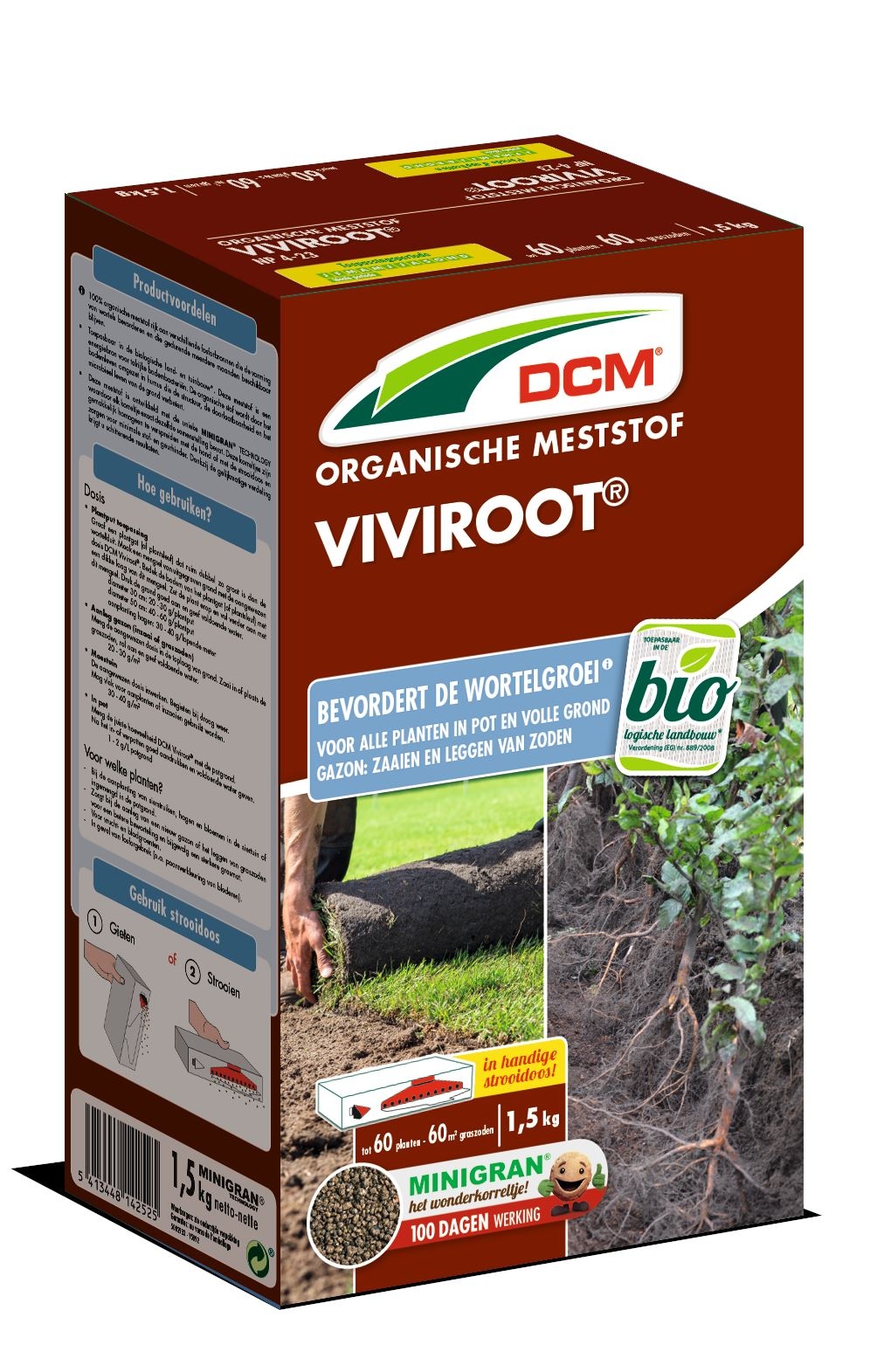 DCM Meststof Viviroot stimuleert wortelgroei 60 m²