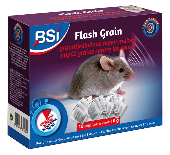 BSI Flash Grain muizengif graankorrels 150g