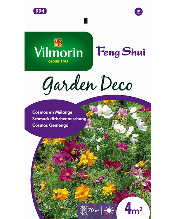 Bloemenmengsel zaden Feng Shui tuin 8g